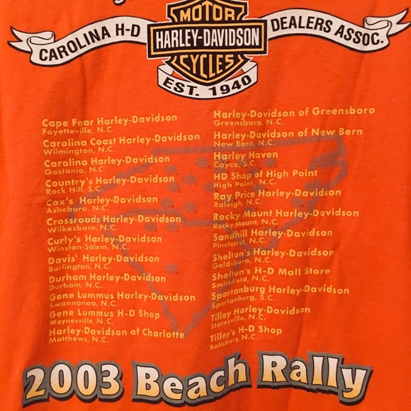 Vintage Harley Davidson T-Shirt Myrtle Beach 2003 - Picture 5 of 5
